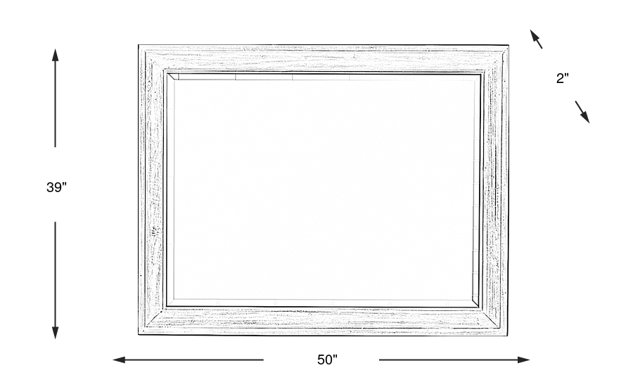 Dimension Image. Please refer to the Dimension Tab on this page for dimension details.