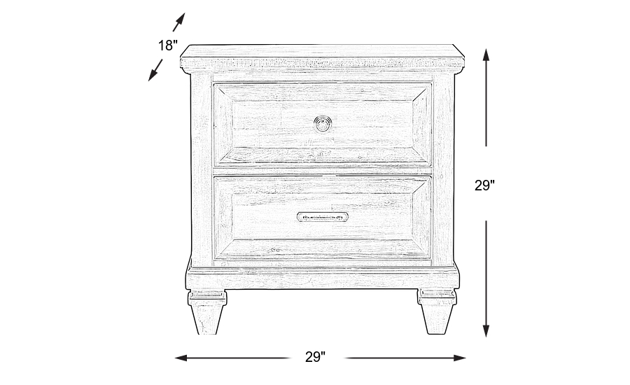 Dimension Image. Please refer to the Dimension Tab on this page for dimension details.