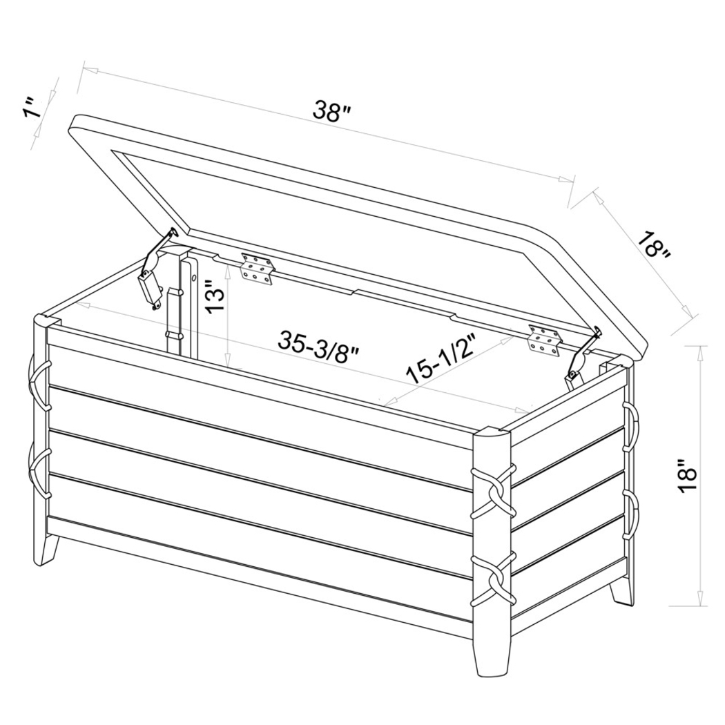 Brieva White Cedar Chest - Thumbnail - Image 15