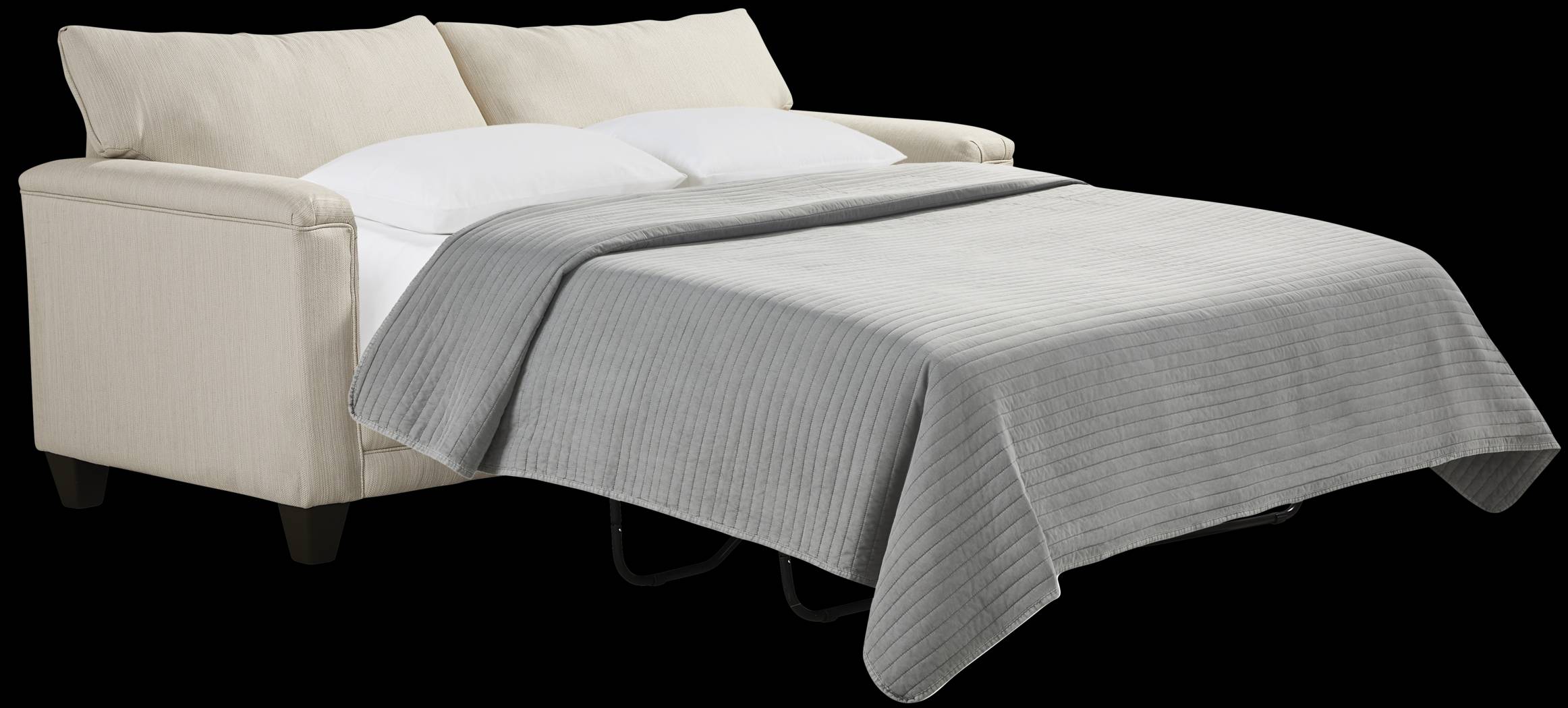 Brightwater Beige Apartment Sleeper Sofa - Thumbnail - Image 2