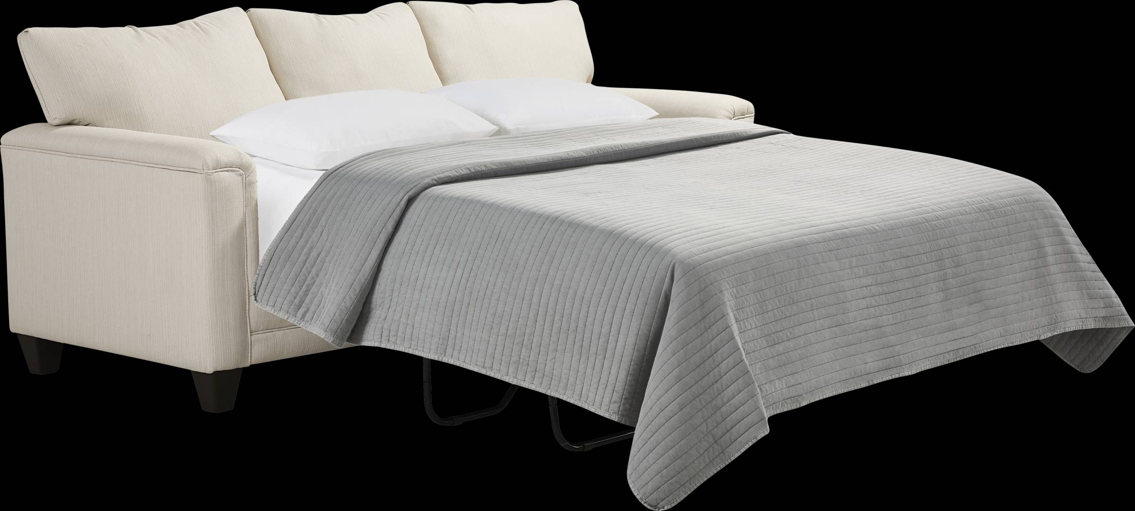 Brightwater Beige Gel-Foam Sleeper Sofa - Thumbnail - Image 2