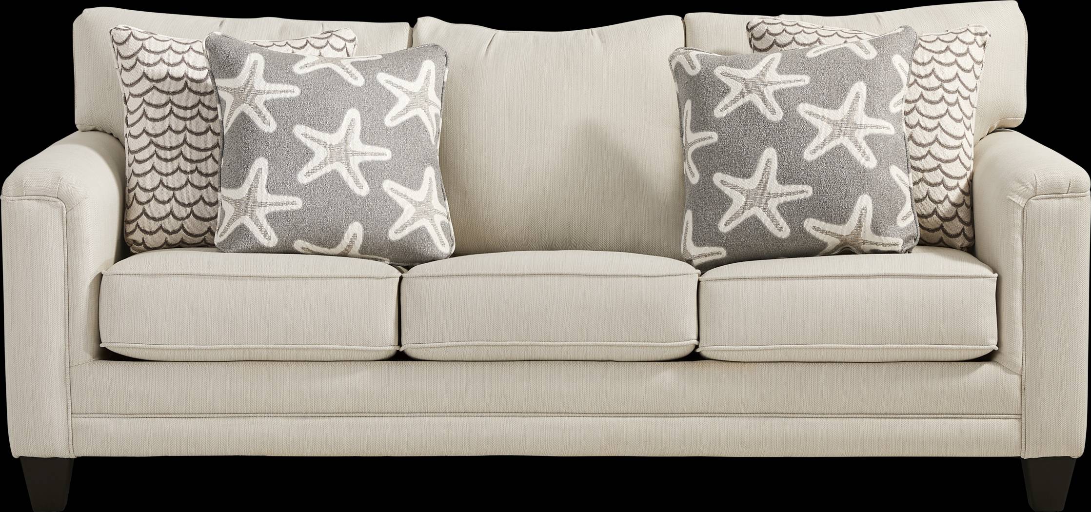 Brightwater Beige Gel-Foam Sleeper Sofa - Thumbnail - Image 1