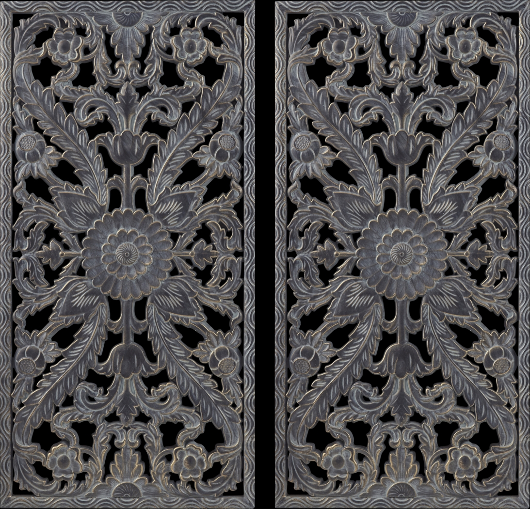 Brightway Blue Wall Decor, Set of 2 - Thumbnail - Image 1