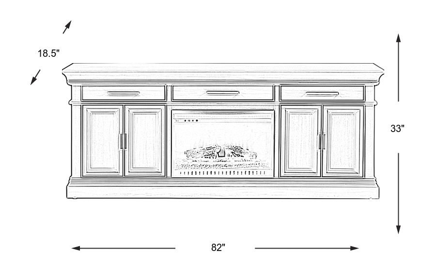 Dimension Image. Please refer to the Dimension Tab on this page for dimension details.