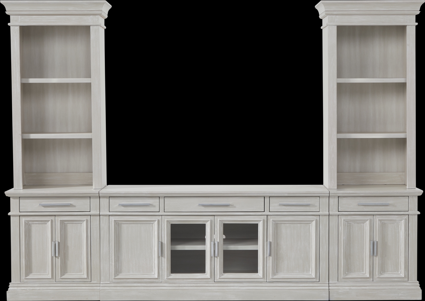 Brightwood Gray 5 Pc Wall Unit with 66 in. Console - Thumbnail - Image 1