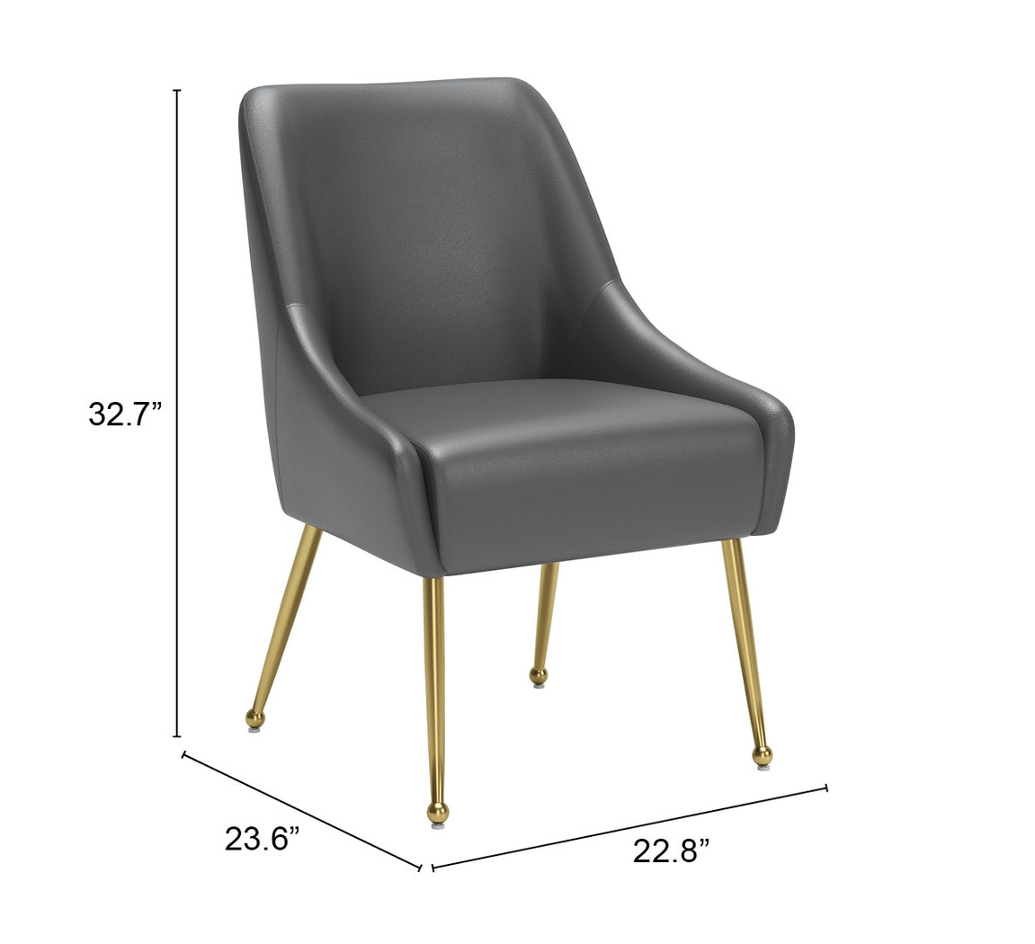 Brigodoom Gray Dining Chair - Thumbnail - Image 10