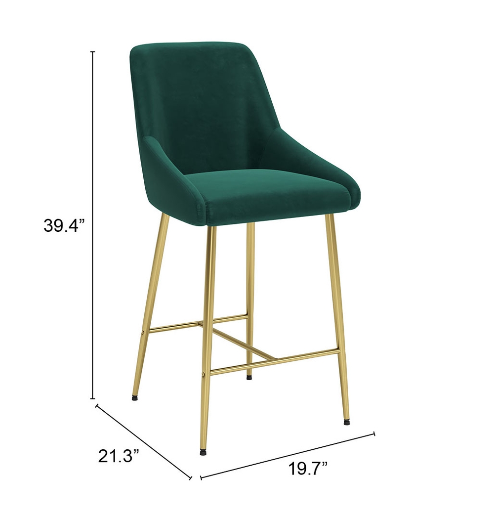 Brigodoom Green Counter Height Stool - Thumbnail - Image 9