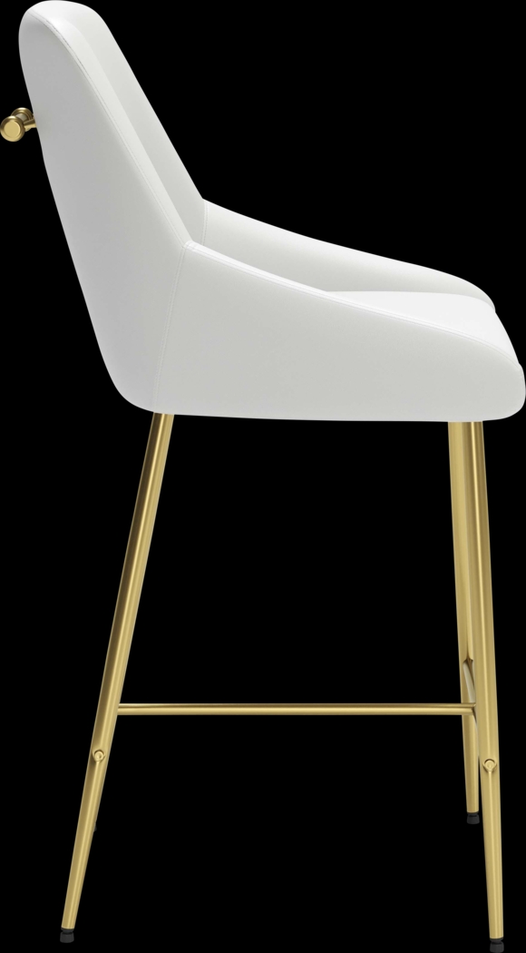 Brigodoom White Counter Height Stool - Thumbnail - Image 3