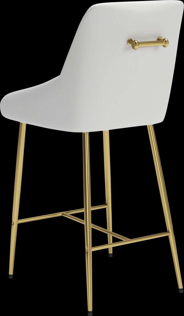 Brigodoom White Counter Height Stool - Thumbnail - Image 6