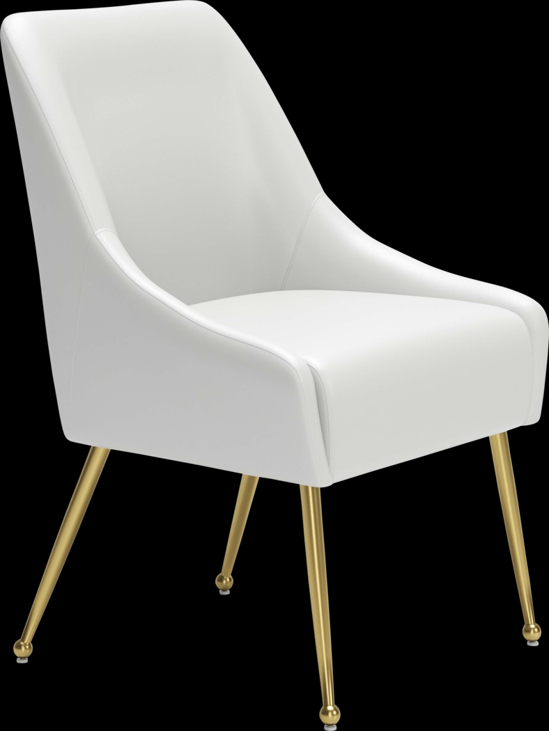 Brigodoom White Dining Chair - Thumbnail - Image 8