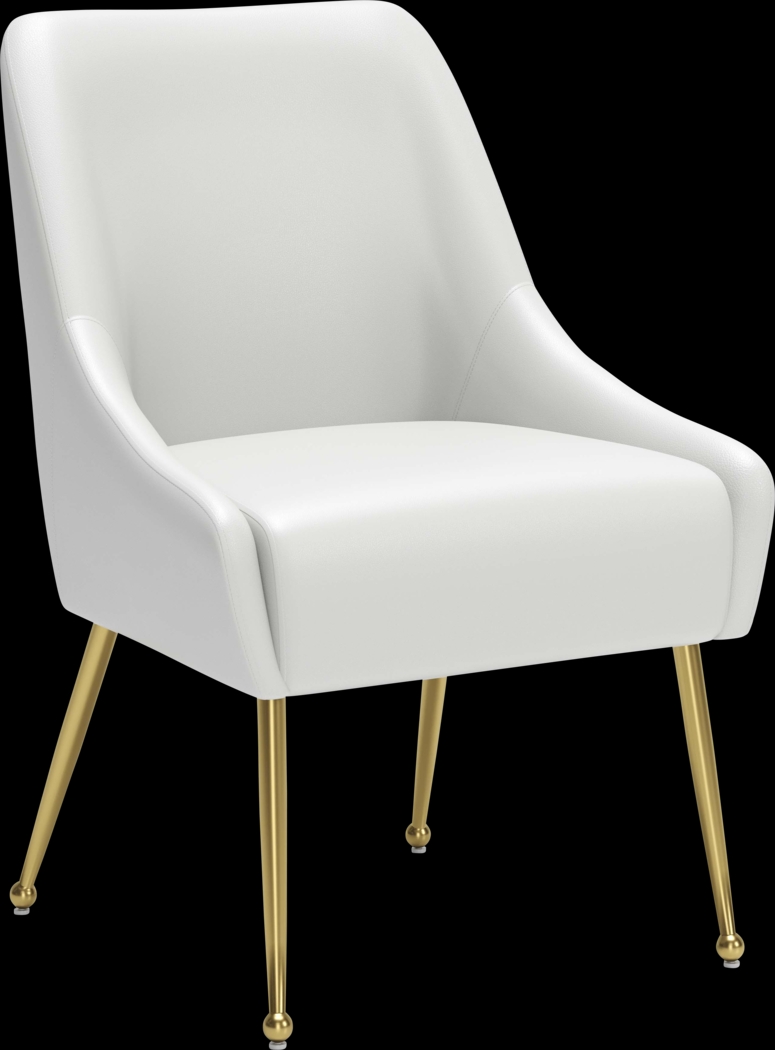 Brigodoom White Dining Chair - Thumbnail - Image 1