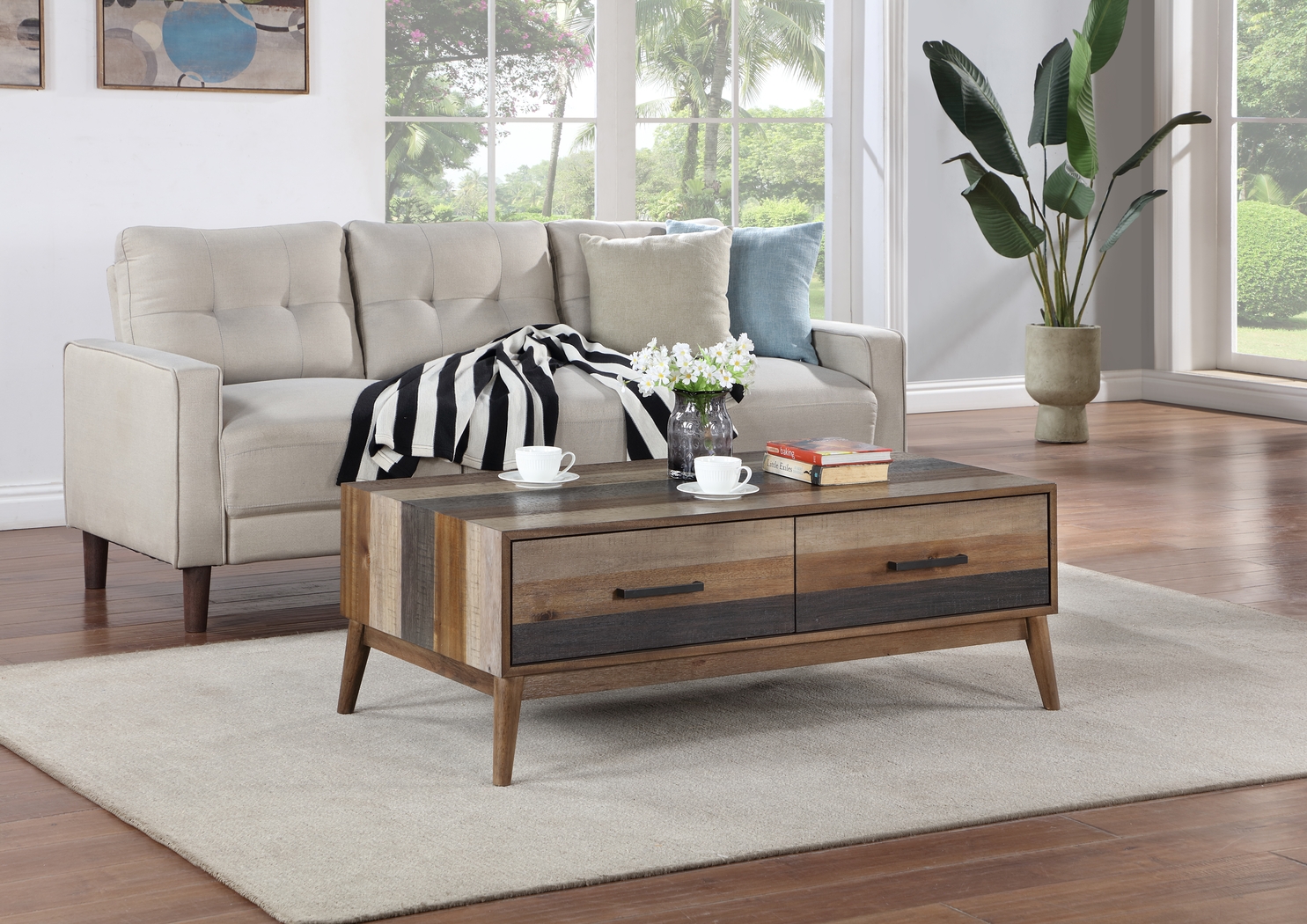 Brigtine Brown Cocktail Table - Thumbnail - Image 2