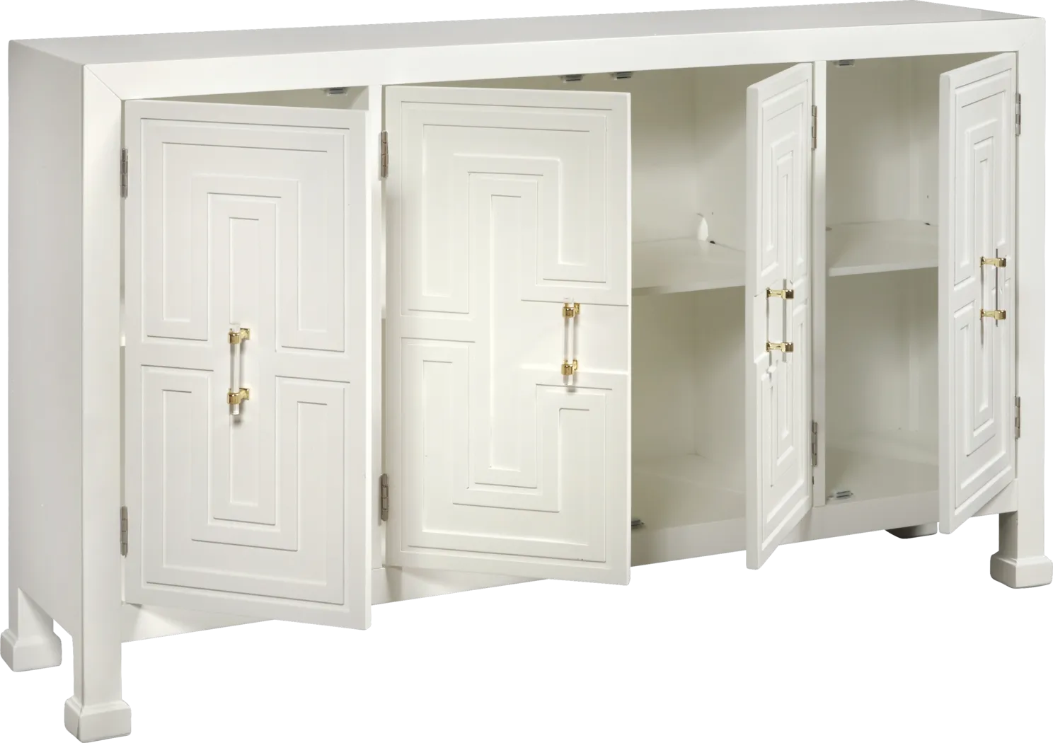 Brijetta White Credenza - Thumbnail - Image 3