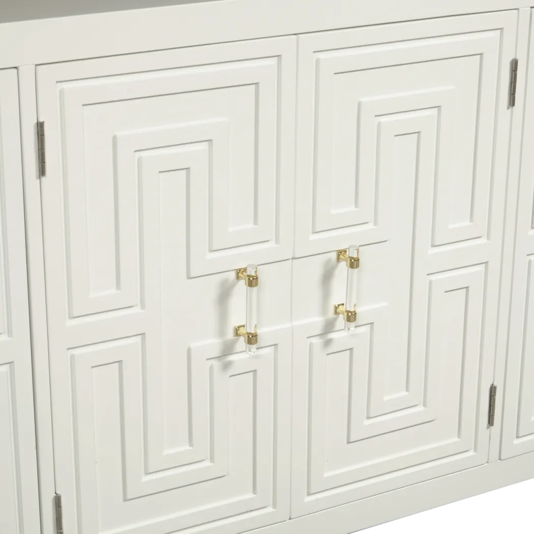 Brijetta White Credenza - Thumbnail - Image 6