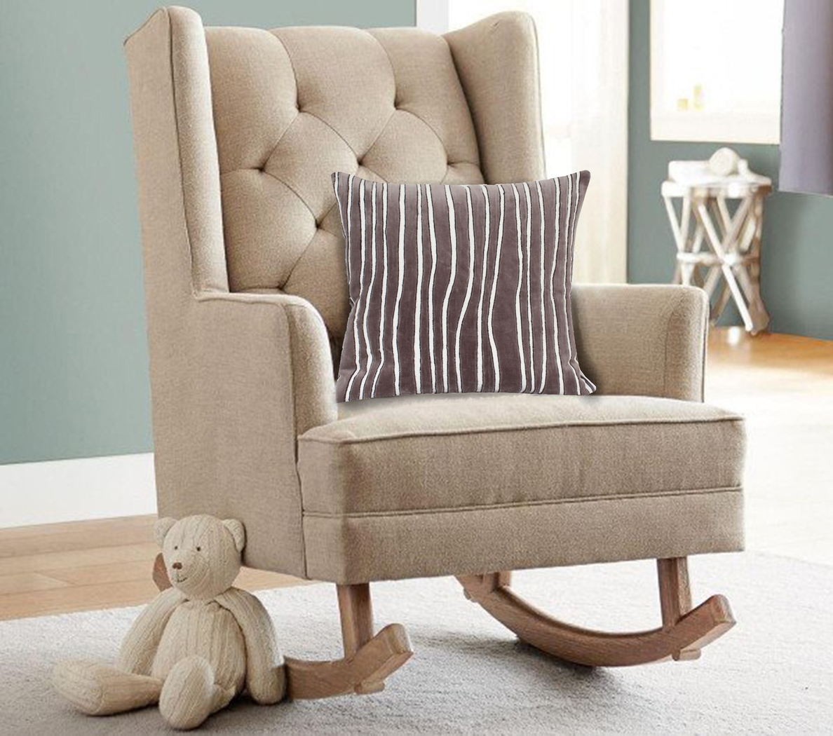 Brilee Gray Accent Pillow - Thumbnail - Image 6