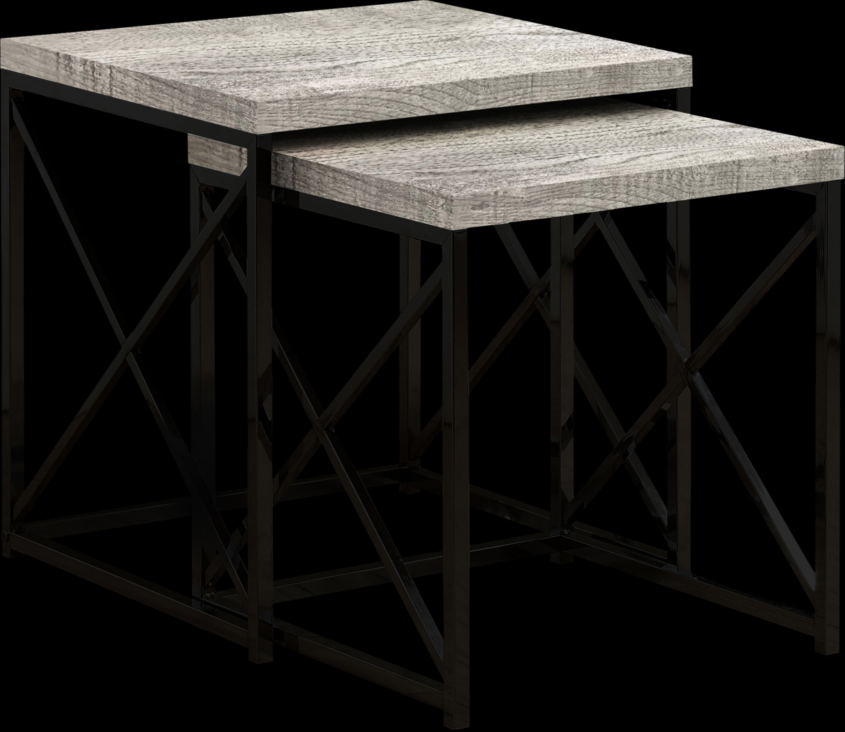 Brillock Gray Nesting Tables - Thumbnail - Image 1