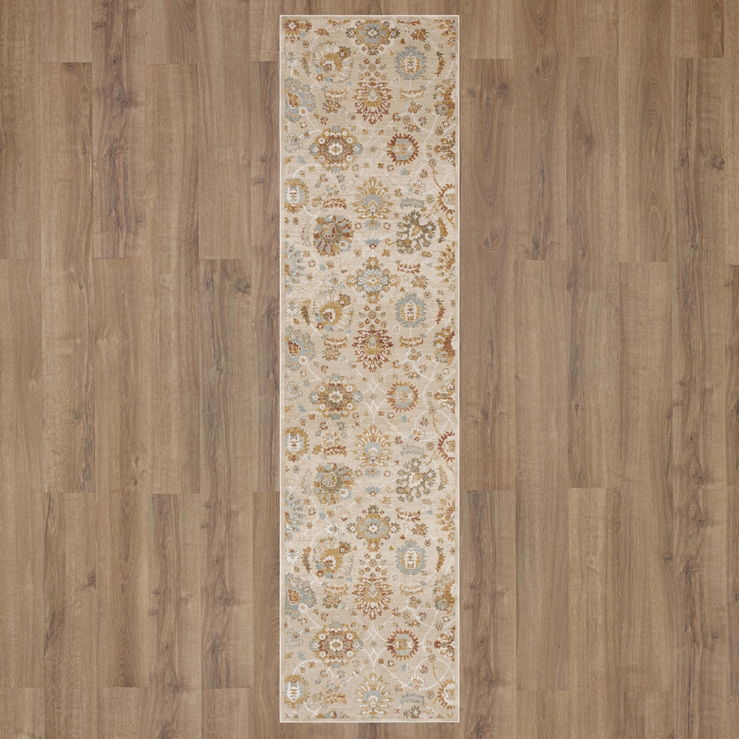Briman Beige 2'6 x 10' Runner Rug - Thumbnail - Image 3