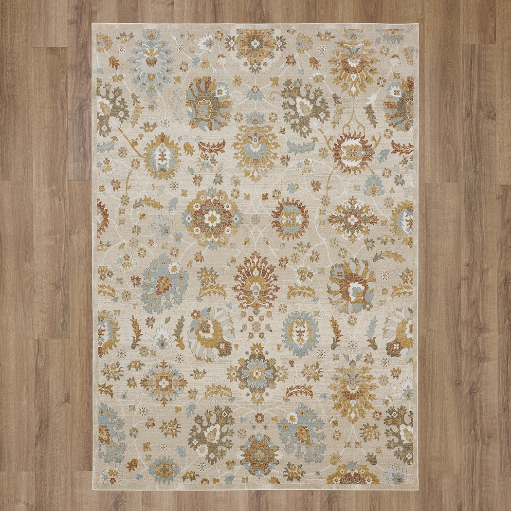 Briman Beige 6'6 x 9'10 Rug - Thumbnail - Image 4