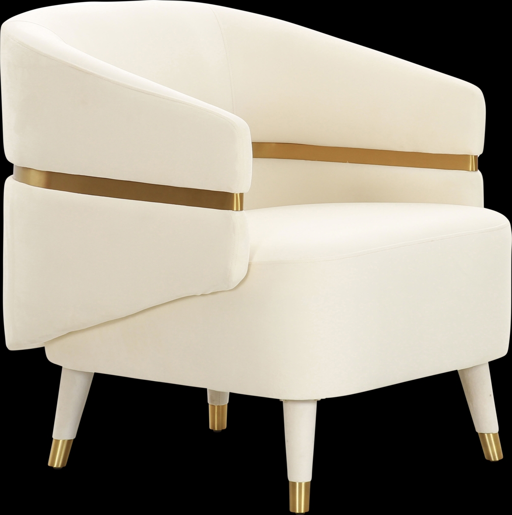 Brimer Cream Accent Chair - Thumbnail - Image 1