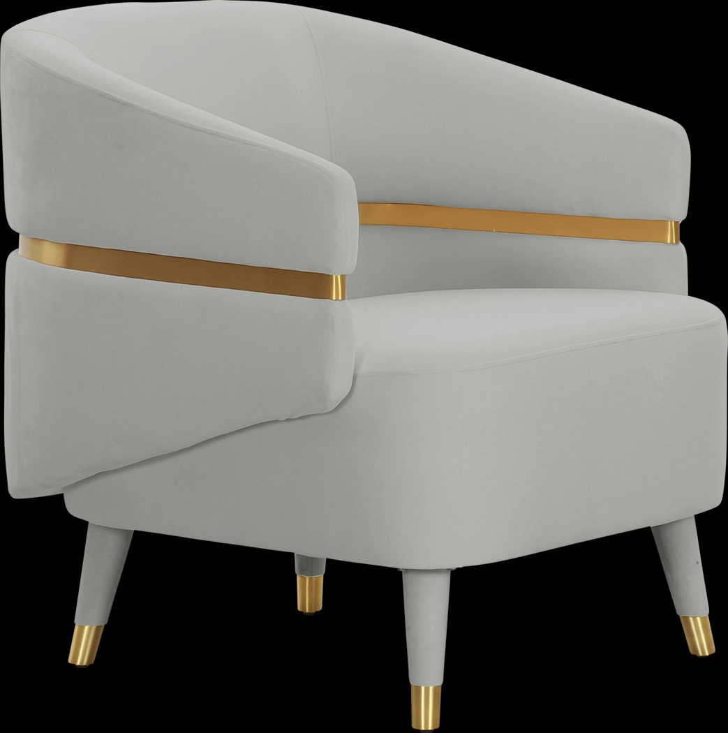 Brimer Gray Accent Chair - Thumbnail - Image 1