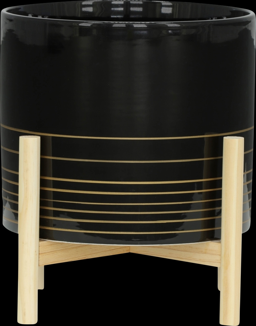 Brimlane Black Planter - Thumbnail - Image 1