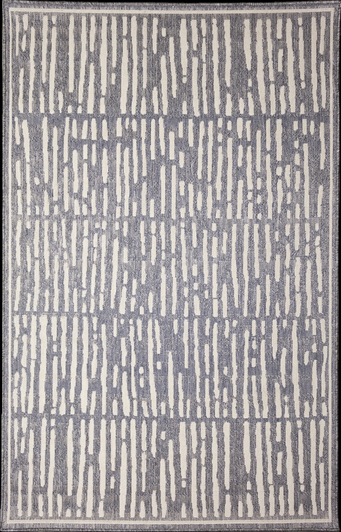 Brimley Blue 5'3 x 7'3 Indoor/Outdoor Rug - Thumbnail - Image 1