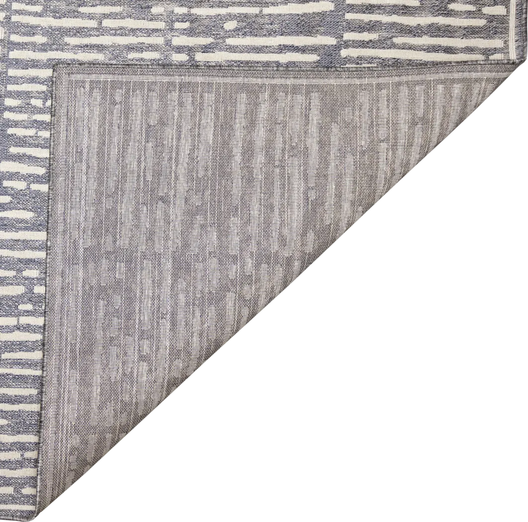 Brimley Blue 6'6 x 9'4 Indoor/Outdoor Rug - Thumbnail - Image 6