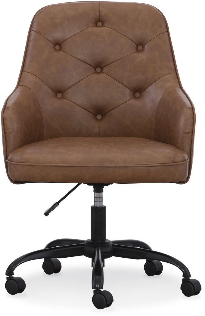 Brinamwood Cognac Office Chair - Thumbnail - Image 3