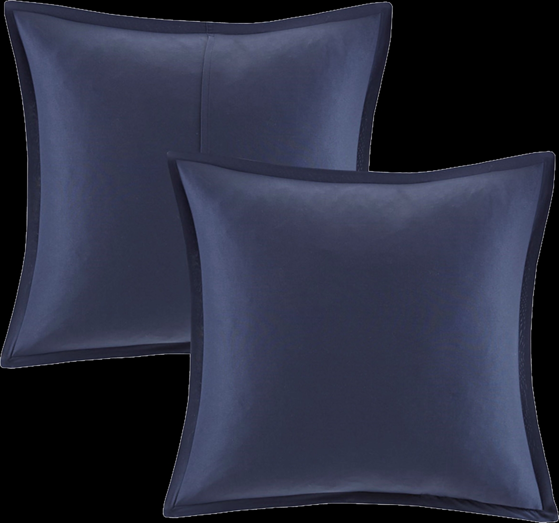 Brindan Blue 7 pc King/Cal Comforter Set - Thumbnail - Image 15