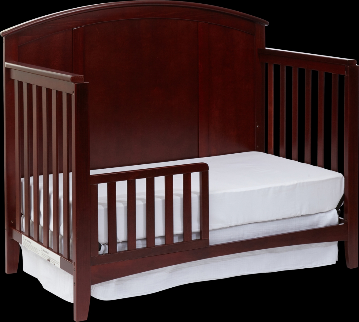 Brindley Brown Cherry Convertible Crib - Thumbnail - Image 6