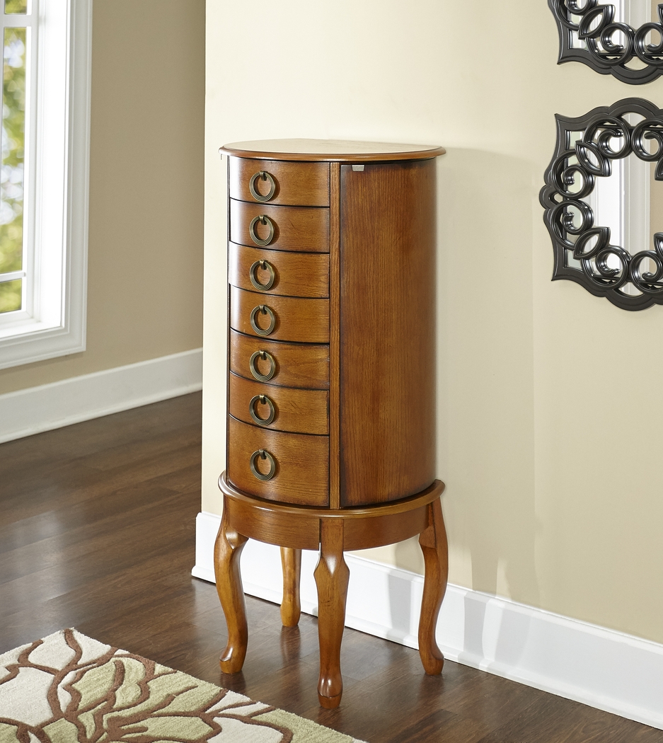 Brinegar Brown Jewelry Armoire - Thumbnail - Image 2