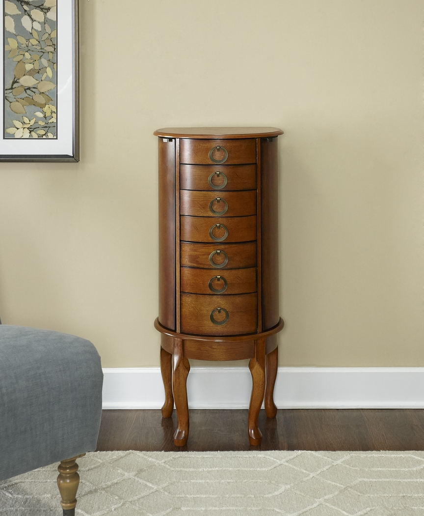 Brinegar Brown Jewelry Armoire - Thumbnail - Image 3
