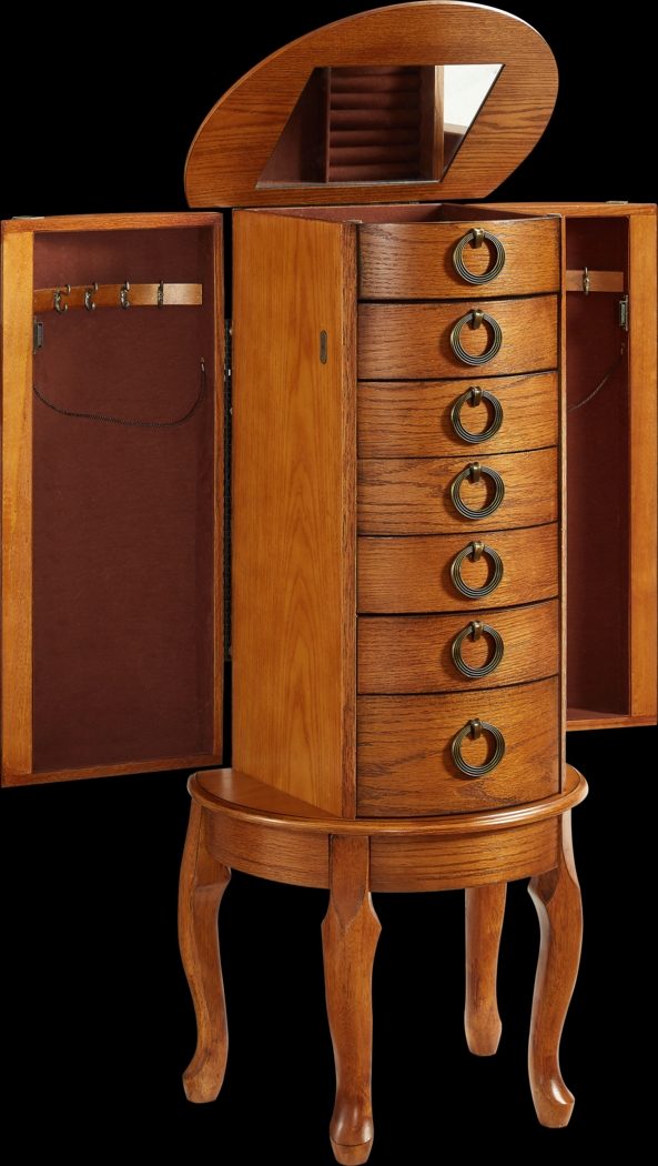 Brinegar Brown Jewelry Armoire - Thumbnail - Image 6