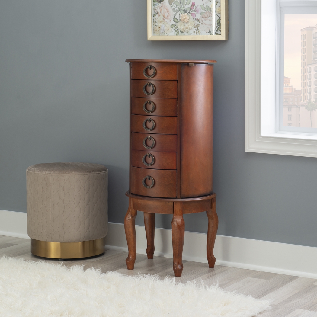 Brinegar Cherry Jewelry Armoire - Thumbnail - Image 2