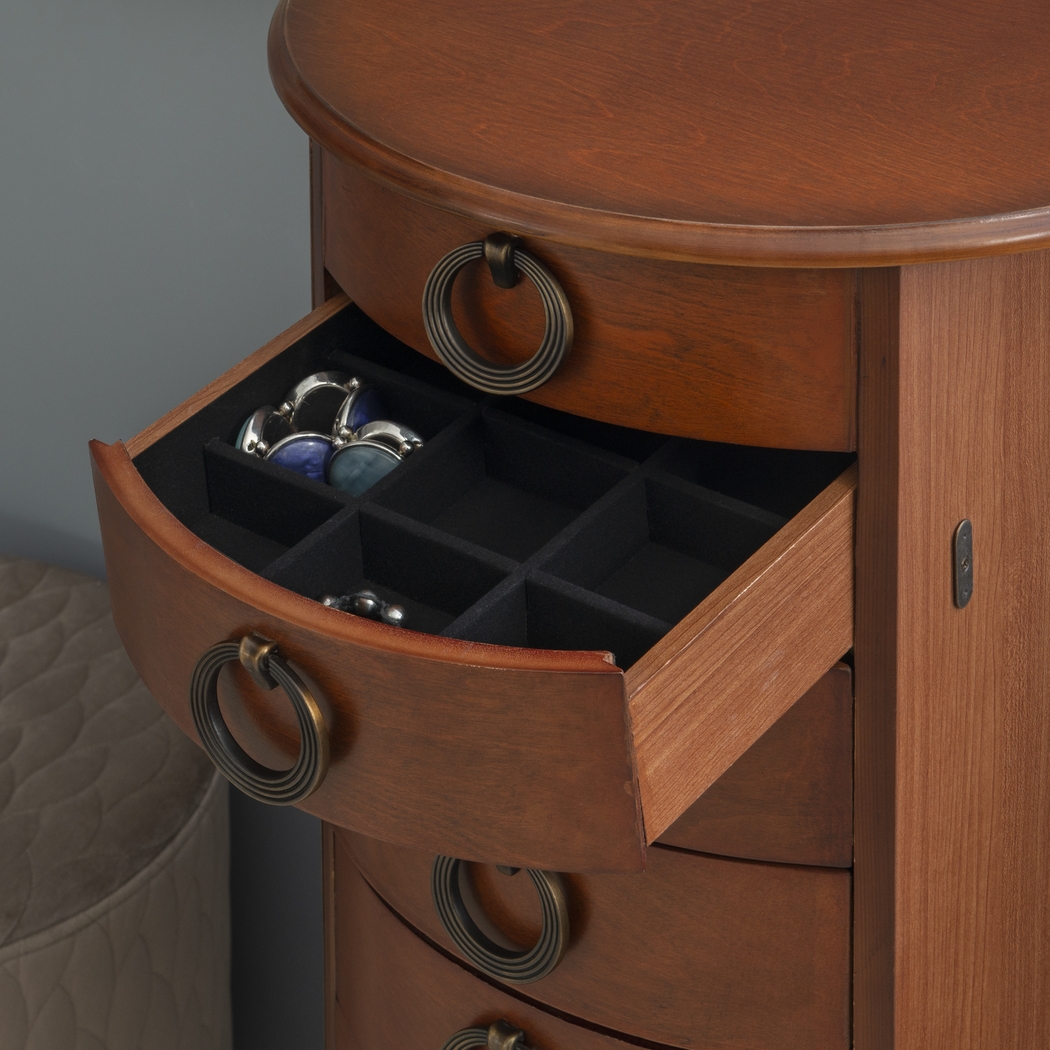 Brinegar Cherry Jewelry Armoire - Thumbnail - Image 13