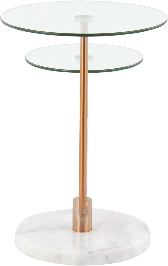 Bringhurst White Accent Table - Thumbnail - Image 5