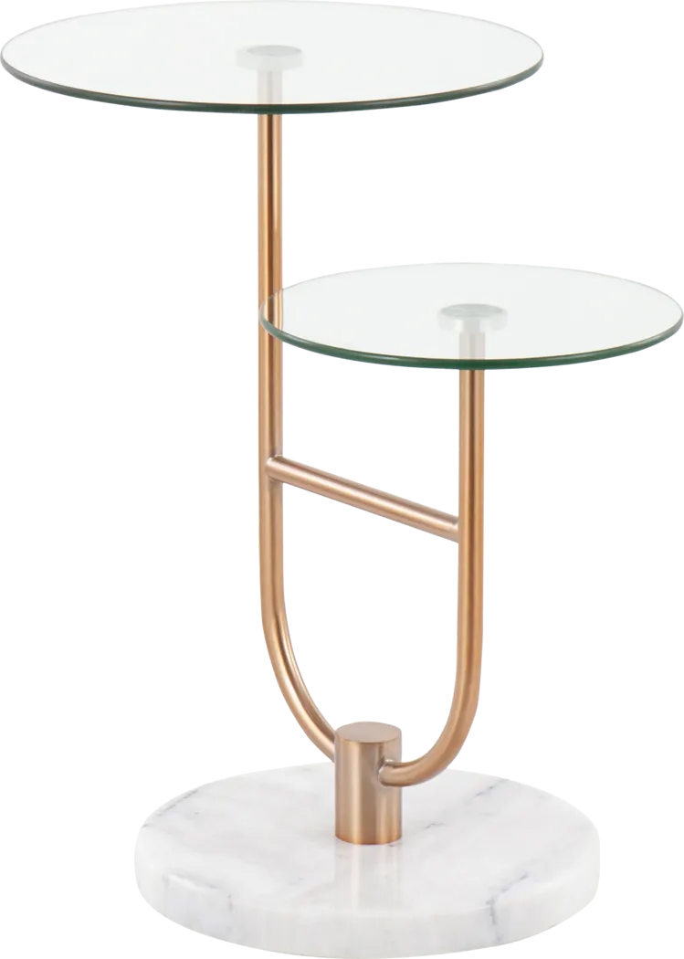 Bringhurst White Accent Table - Thumbnail - Image 1