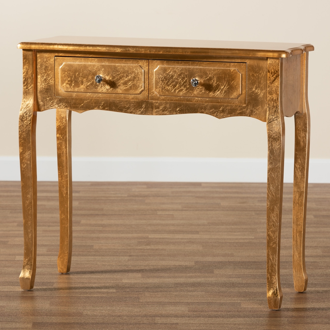Brinkhoff I Gold Sofa Table - Thumbnail - Image 8