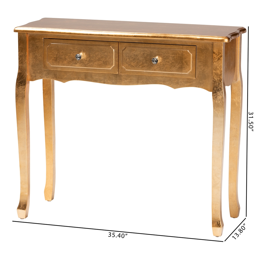 Brinkhoff I Gold Sofa Table - Thumbnail - Image 10