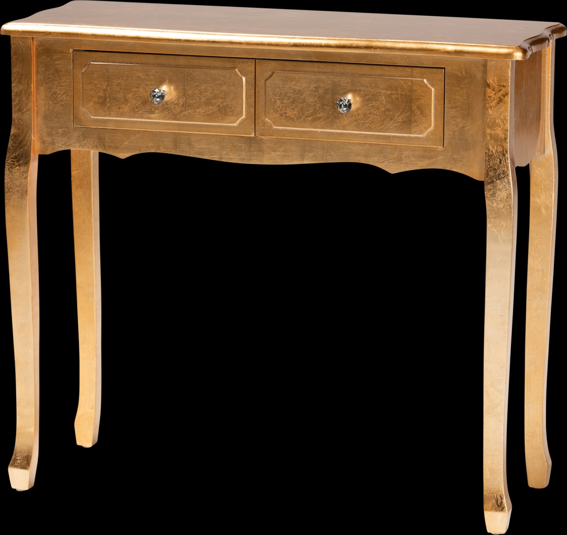 Brinkhoff I Gold Sofa Table - Thumbnail - Image 1