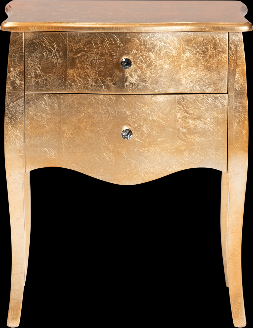 Brinkhoff II Gold Nightstand - Thumbnail - Image 3
