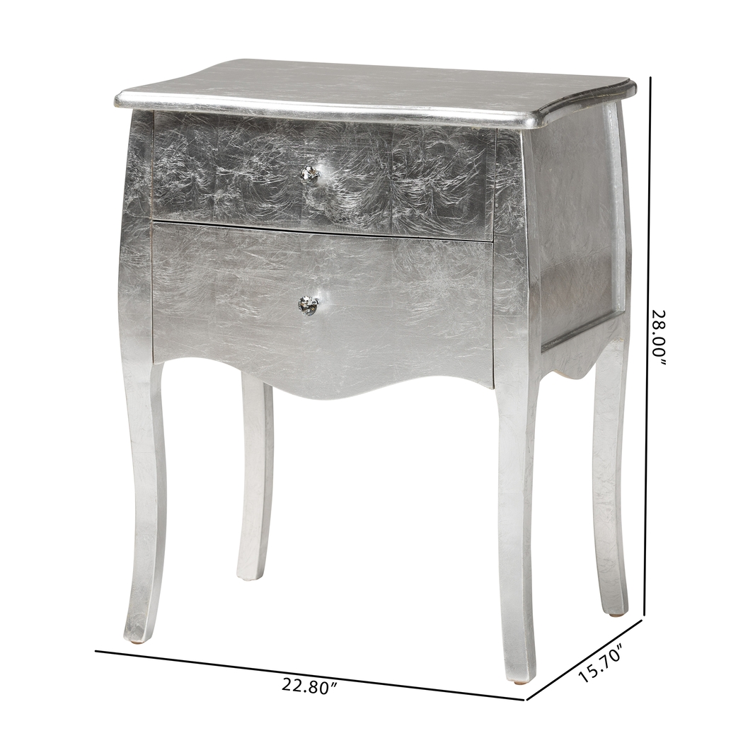 Brinkhoff II Silver Nightstand - Thumbnail - Image 10