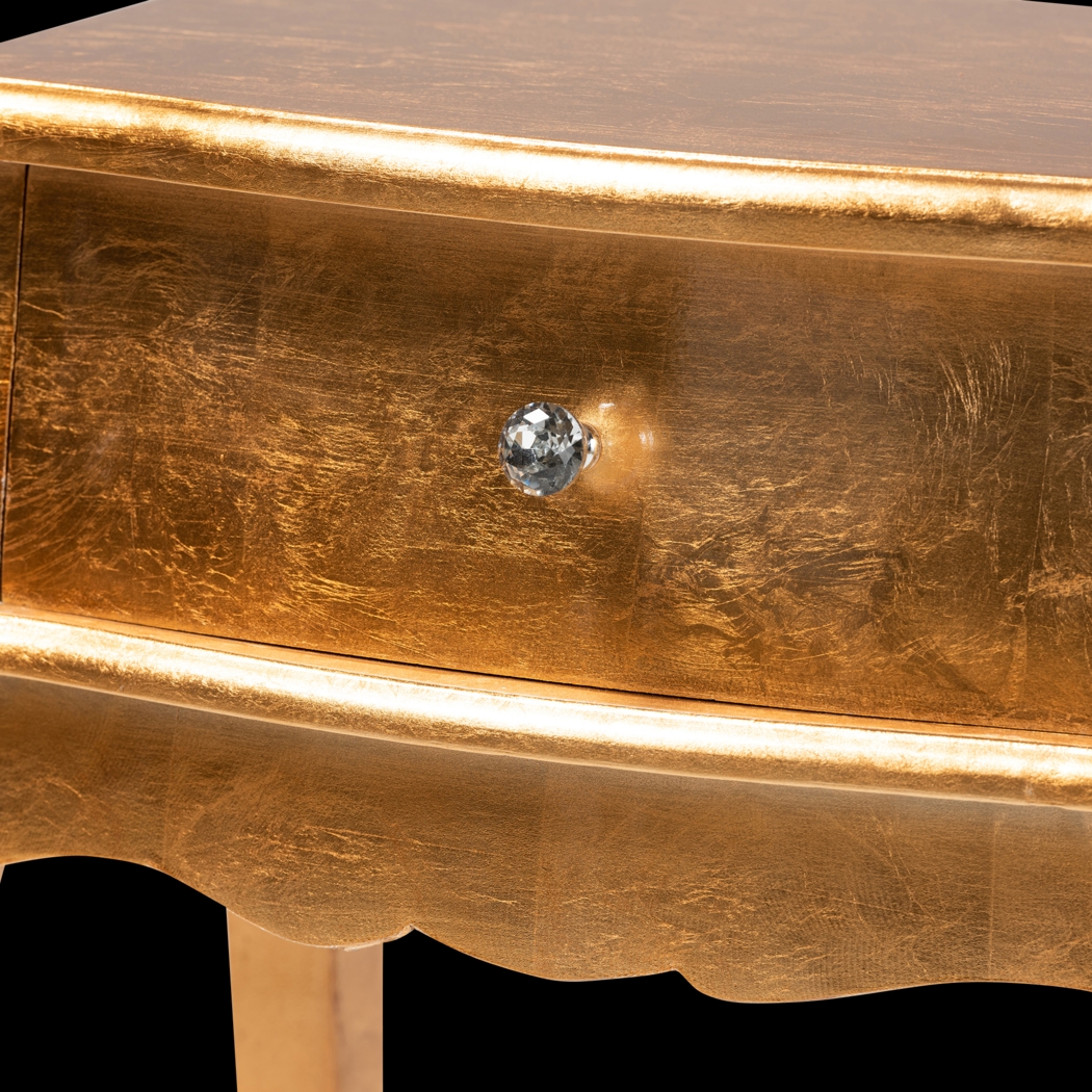 Brinkhoff III Gold Nightstand - Thumbnail - Image 6