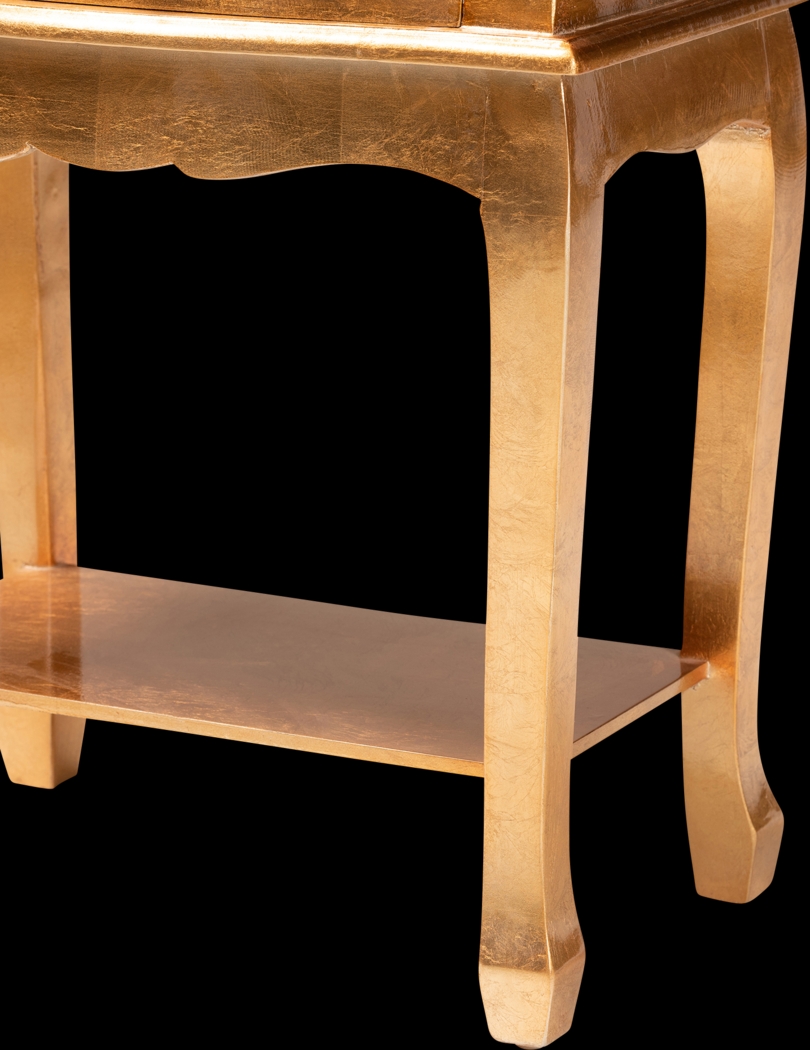 Brinkhoff III Gold Nightstand - Thumbnail - Image 7