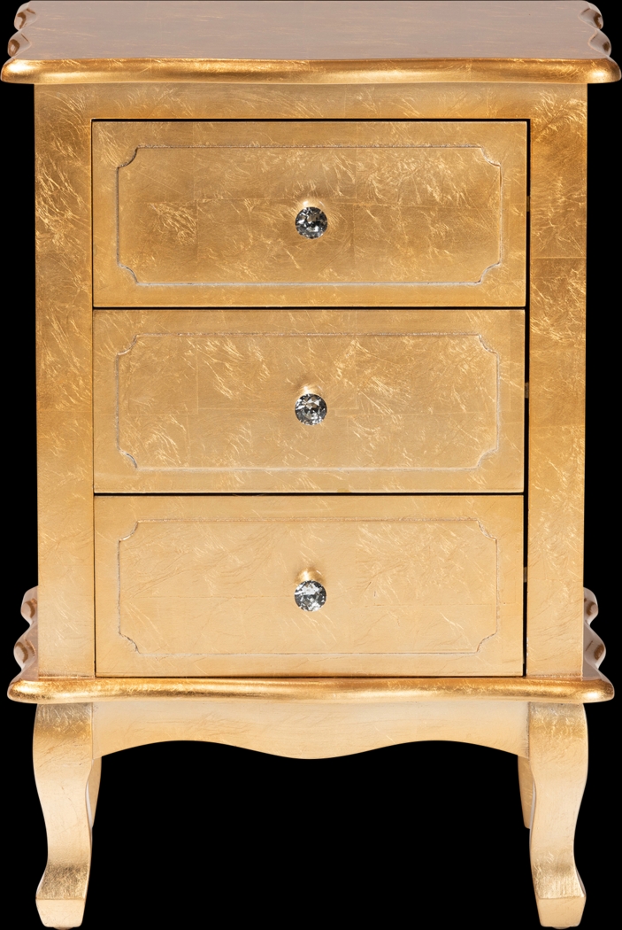 Brinkhoff IV Gold Nightstand - Thumbnail - Image 3