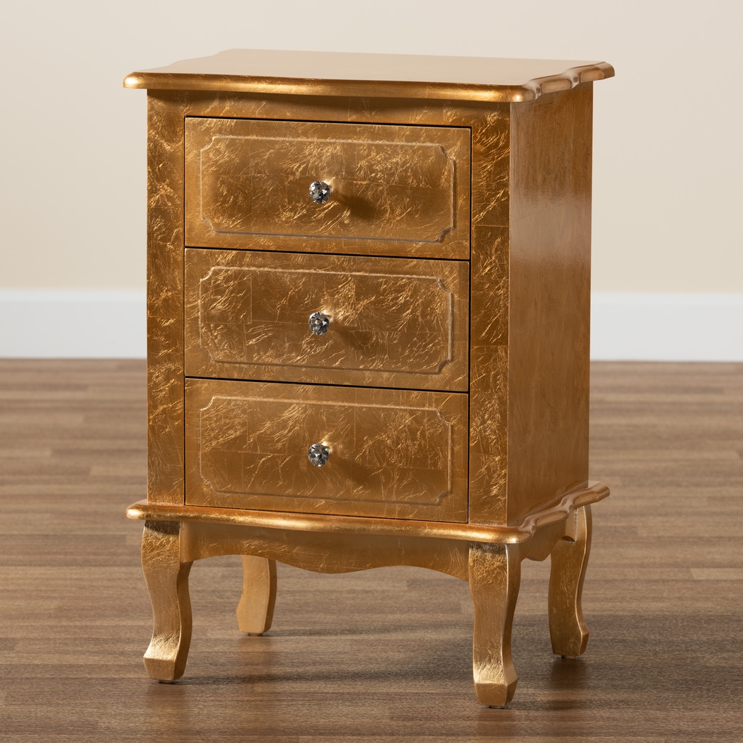 Brinkhoff IV Gold Nightstand - Thumbnail - Image 8