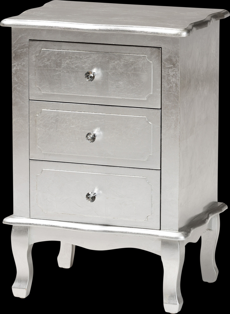 Brinkhoff IV Silver Nightstand - Thumbnail - Image 1