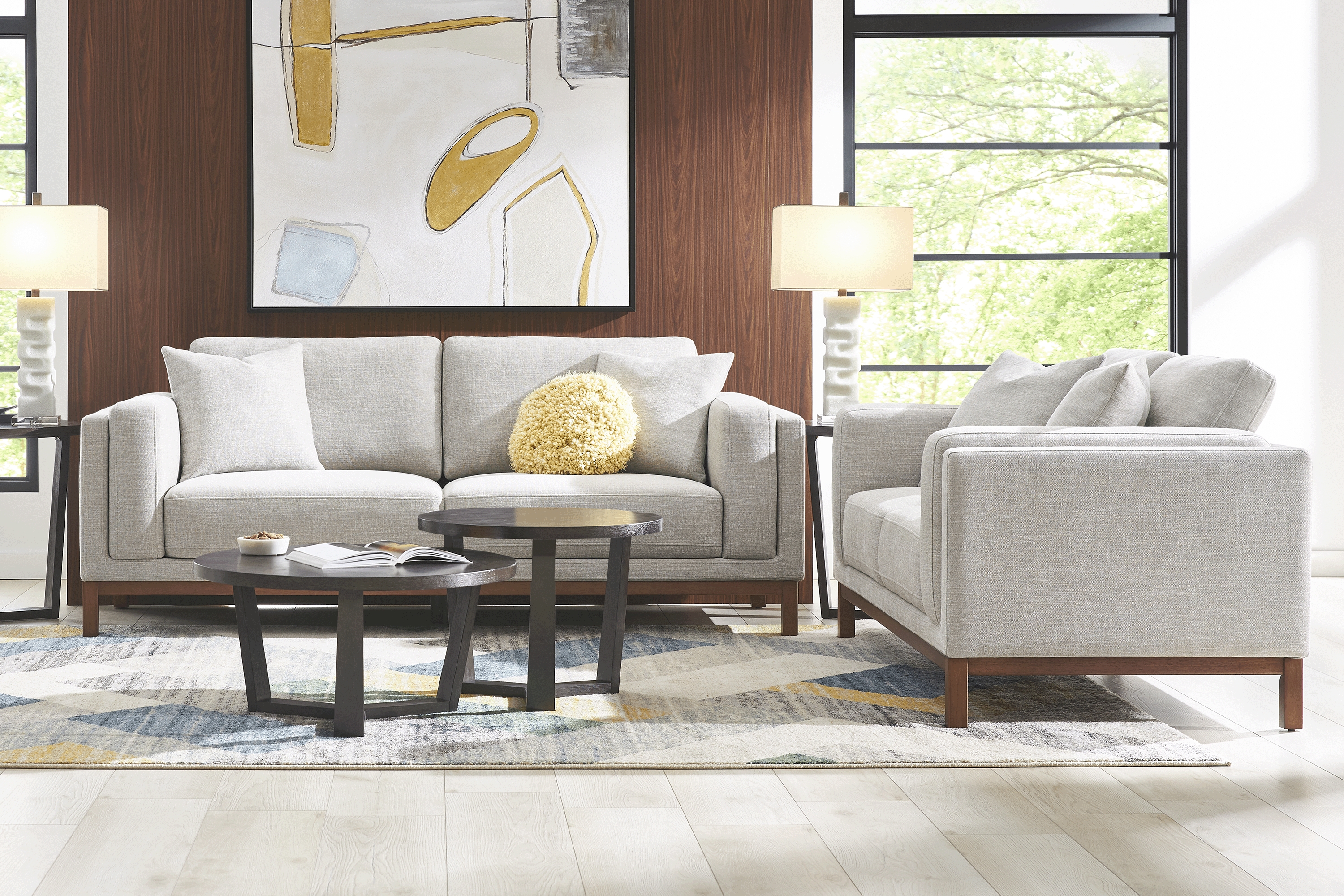 Brinkley Stone 5 Pc Living Room - Thumbnail - Image 1