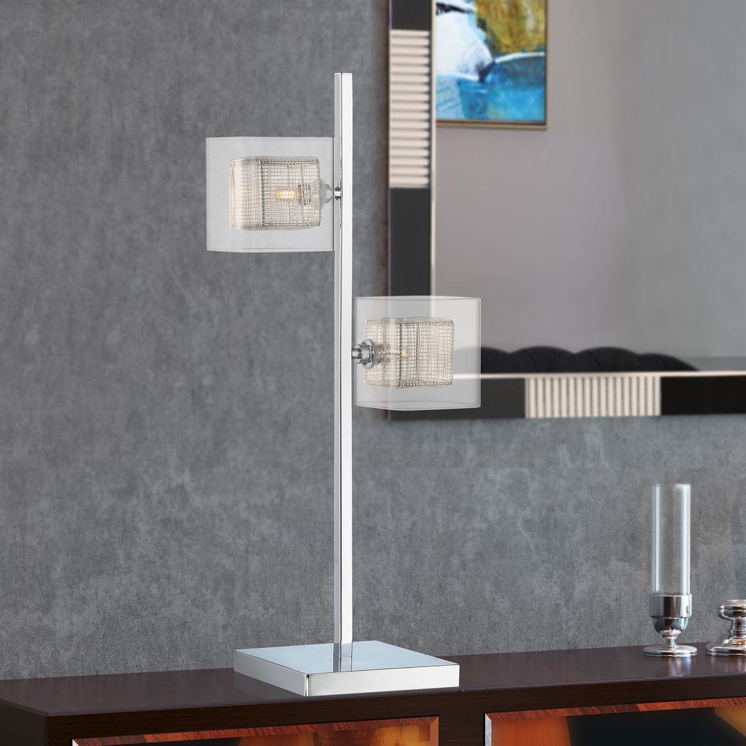 Brinkly Bay Chrome Table Lamp - Thumbnail - Image 3