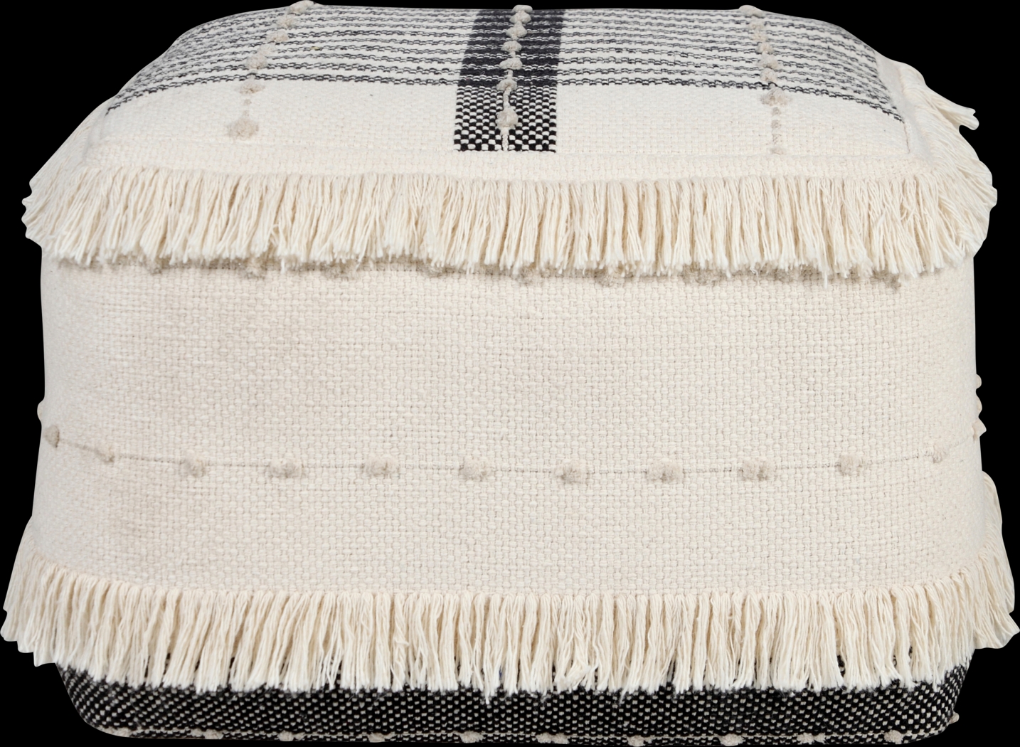 Brinok White Pouf - Thumbnail - Image 3